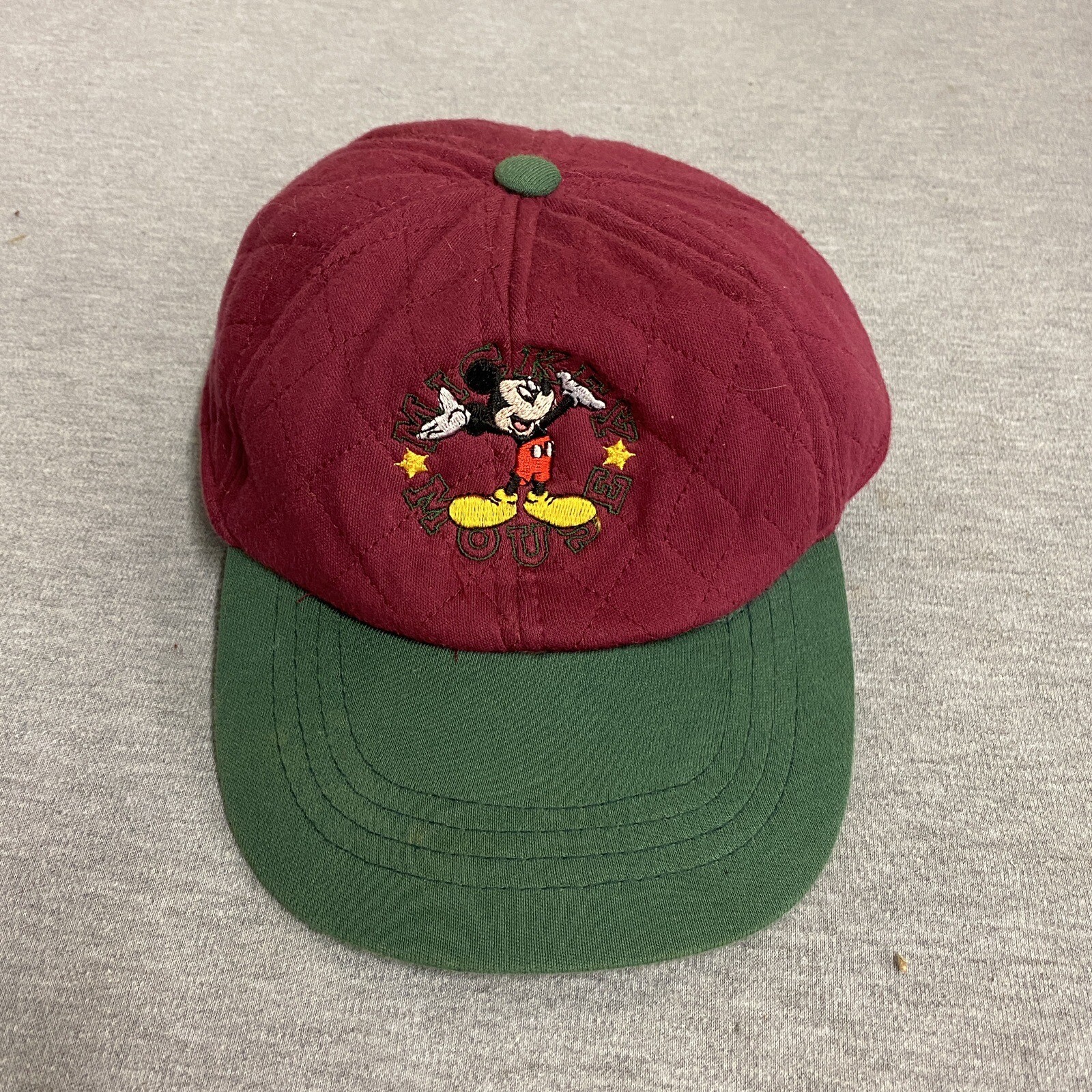 Mickey Mouse Quilted VTG 90s Youth Hat