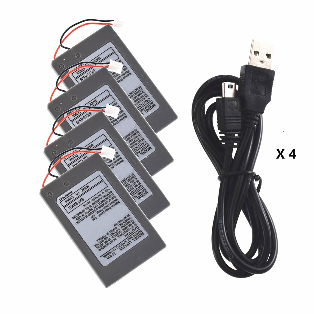 For PS3 PlayStation 3 Dualshock 3 Controller Battery + Cable CECHZC1E /CECHZC2E