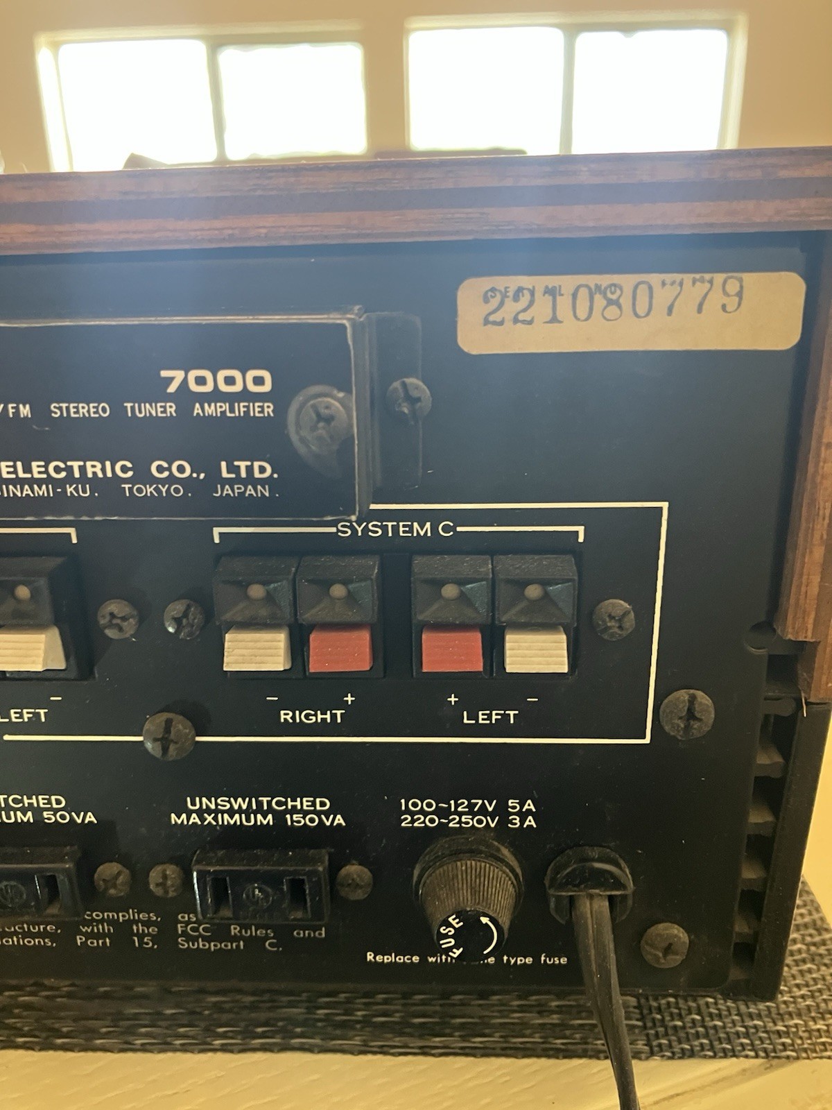 Sansui Solid State 7000 Stereo Receiver Vintage Silver Face Tuner - Very Clean!