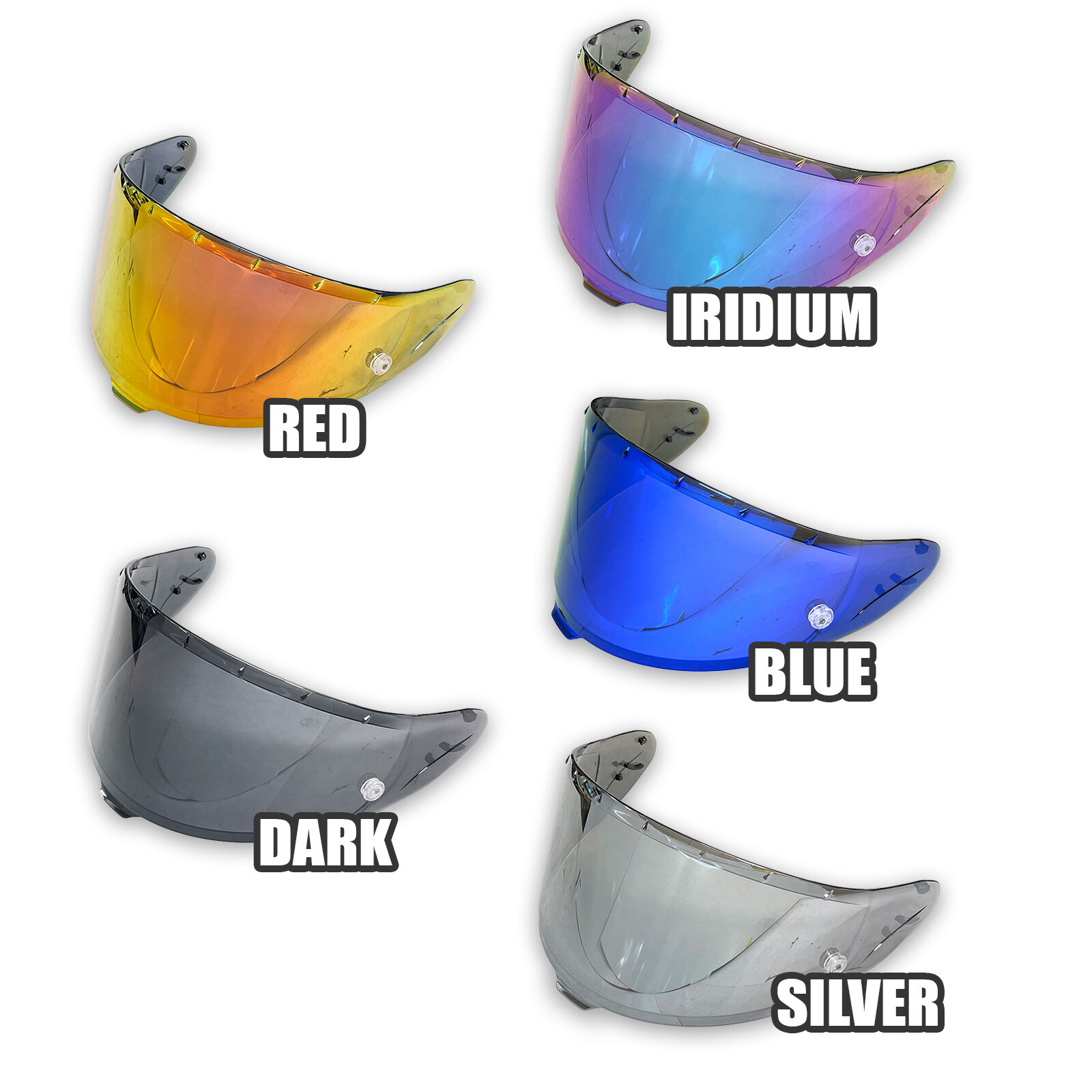Dark with Pins Visor For Shoei X-15 X-SPR PRO Z8 X-Fifteen RF-1400 NXR 2 Helmet