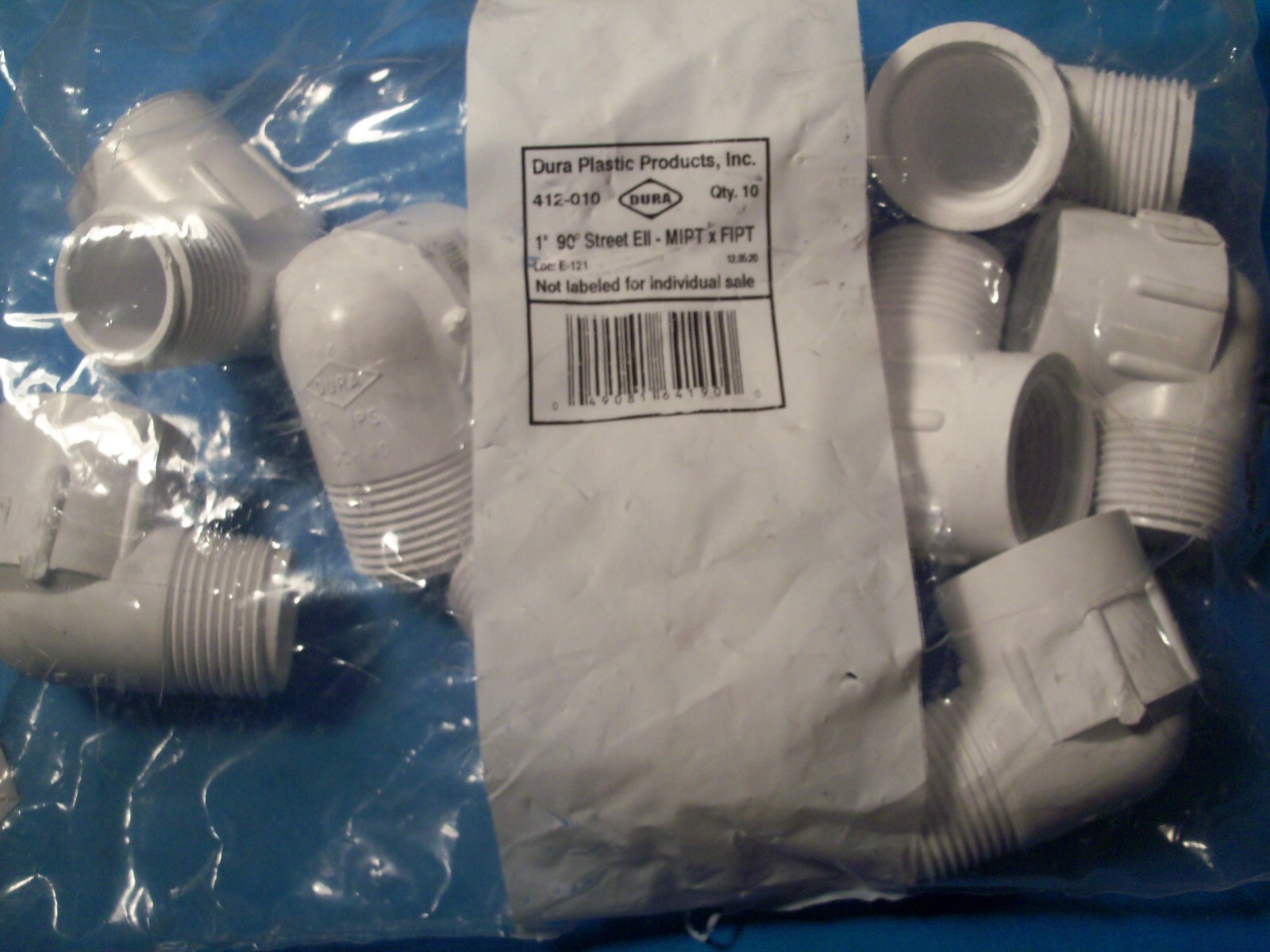 NEW LOWES / DANA 1" 90 DEGREE THREADED STREET ELBOWS 412-010 OEM  10 PACK