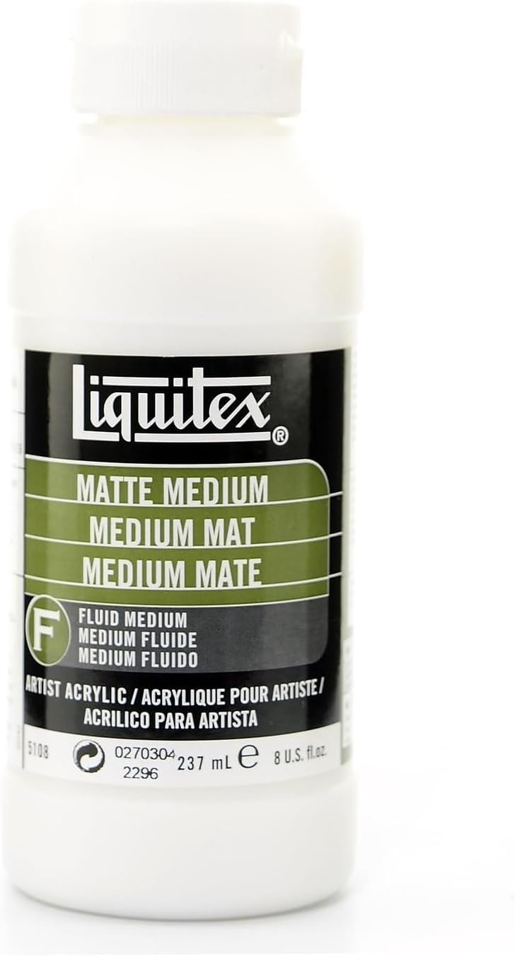 Liquitex Professional Matte Medium, 237ml 8 Fl Oz (Pack of 1), Medium