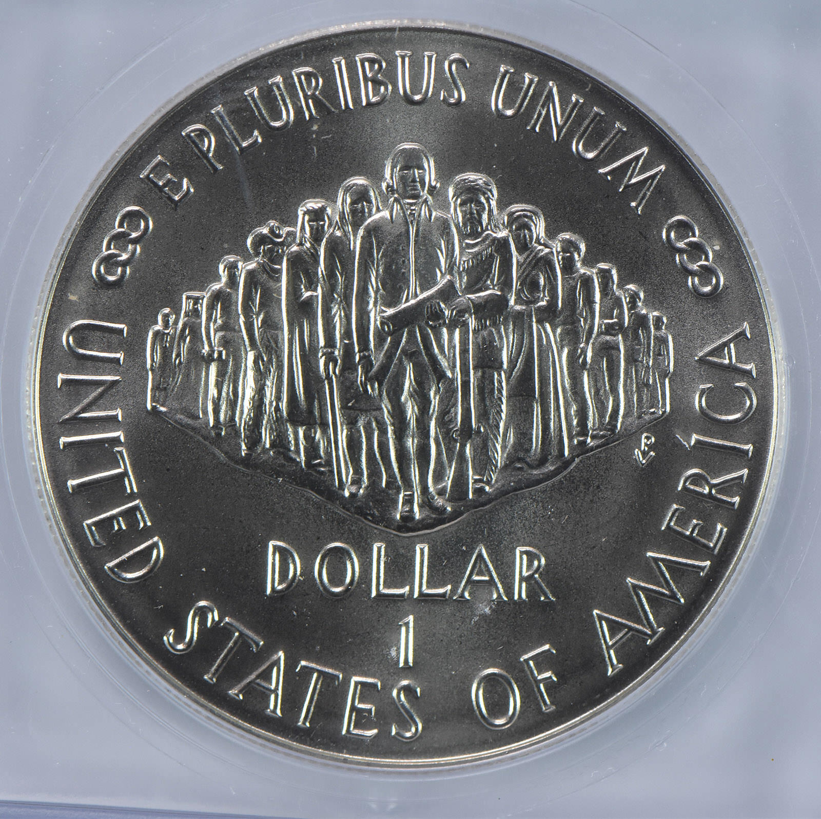 1987-P Constitution Commemorative Silver Dollar MS70 ICG