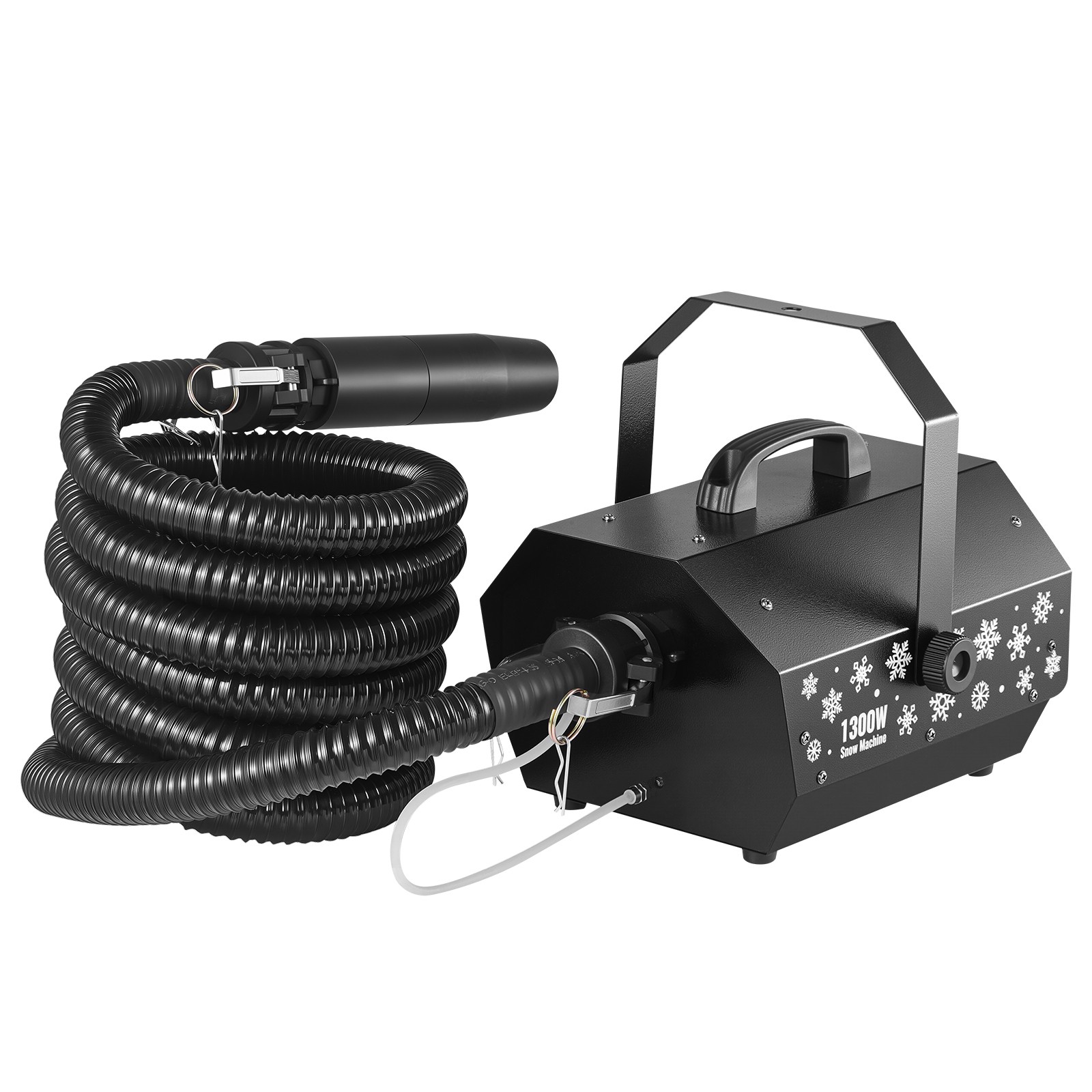 VEVOR Snow Machine 1300W Wireless Remote Control Handheld Hanging Snow Maker