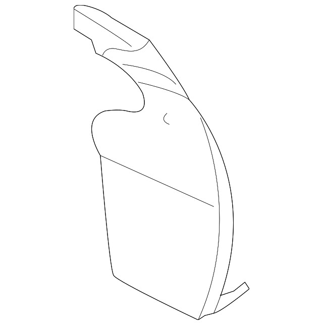 Genuine Nissan Quarter Panel Splash Shield 78818-EL30A