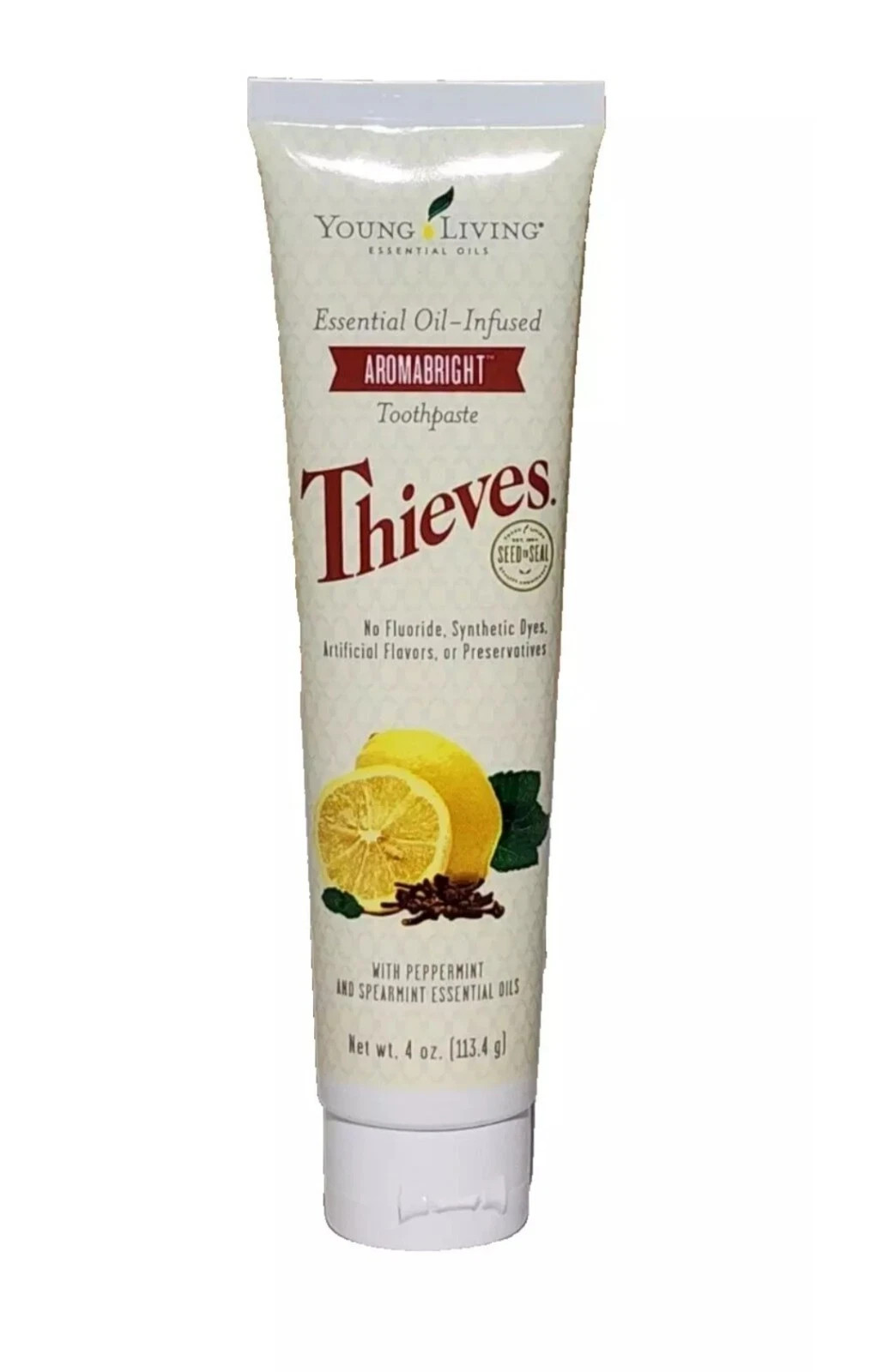 Young Living Thieves Aromabright Toothpaste 4oz New Sealed Natural Essential Oil