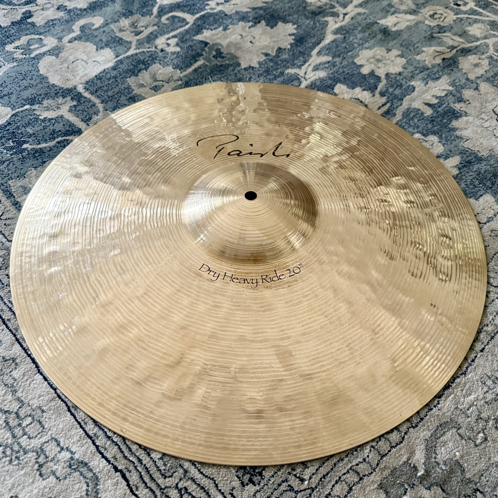 1997 PAISTE Signature Series 20" Dry Heavy Ride Cymbal 3020g Made in Switzerland
