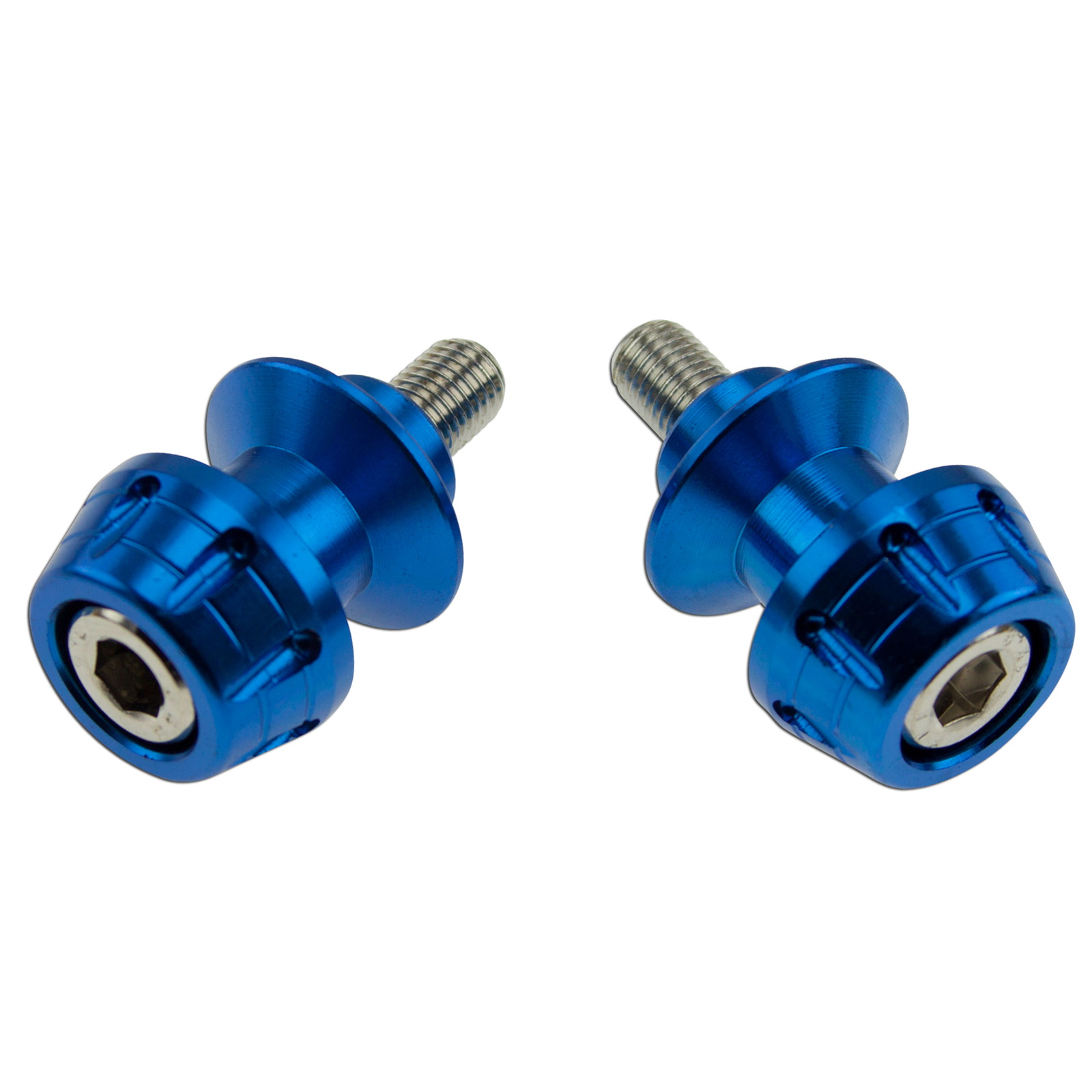 10mm Slider CNC Blue For Kawasaki Ninja ZX 6R Envy Swingarm Stand Spools Lift