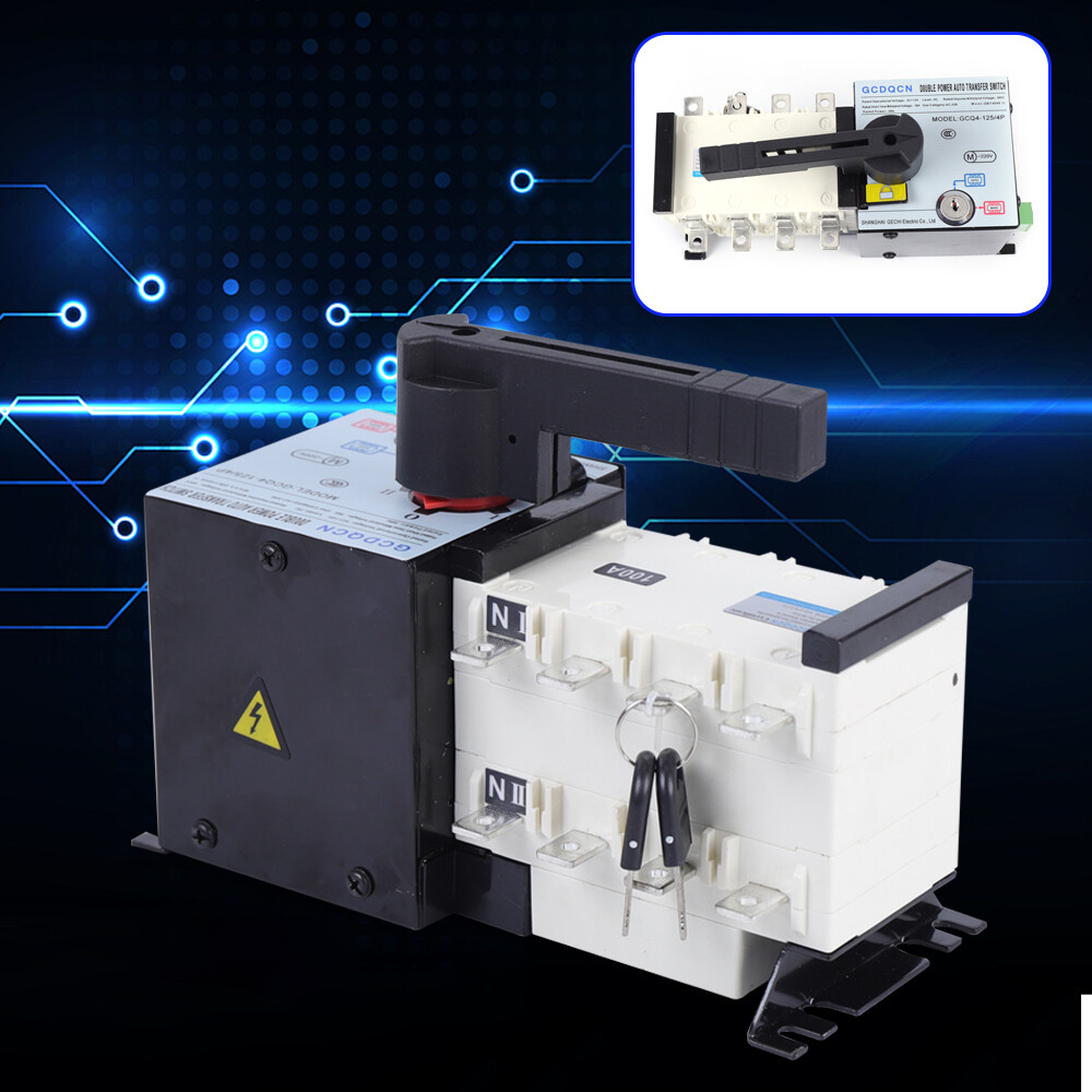 Dual Power Automatic Transfer Switch 100A 4P Isolation Type Changeover Switch