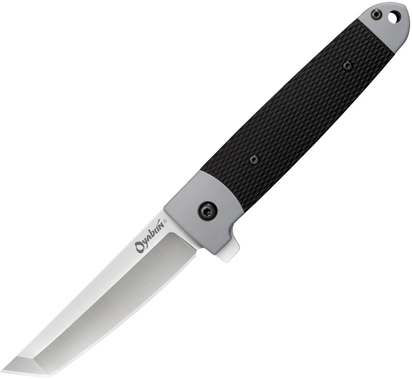 Cold Steel Oyabun Black & Gray Leaf Spring Lock Folding Flipper Knife 26t
