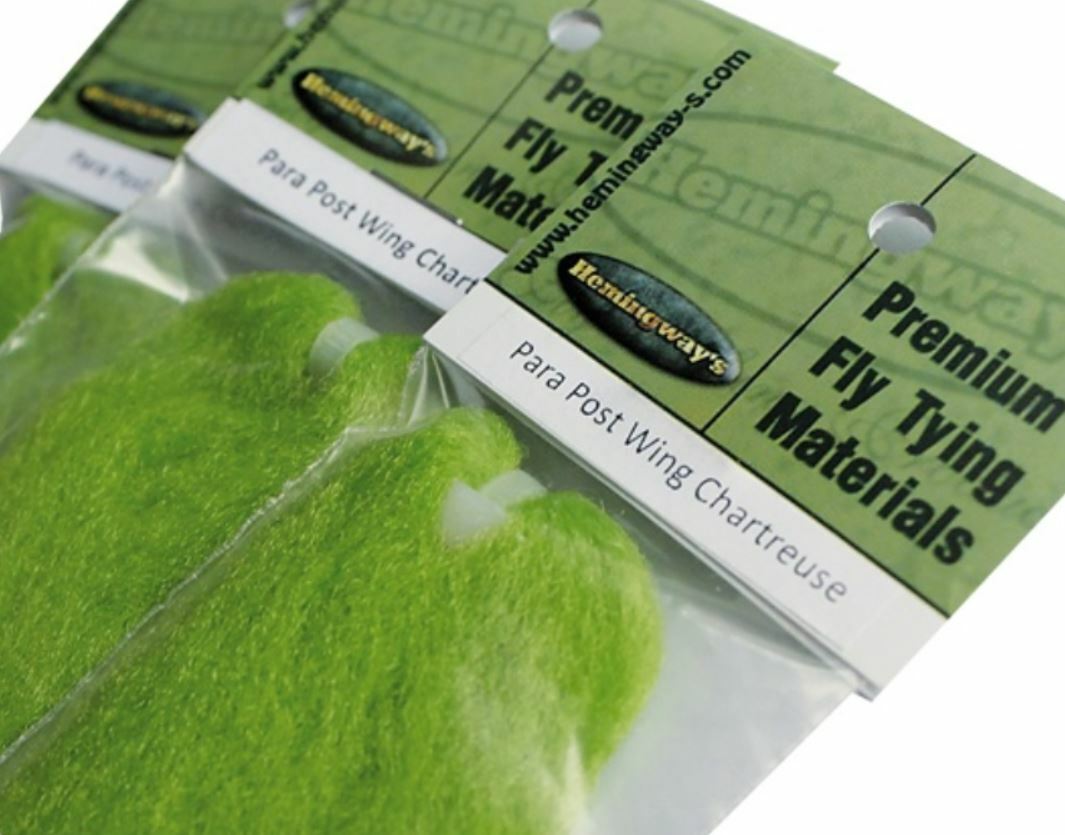HEMMINGWAY'S PARA POST WING Premium Fly Tying Material You Pick Color