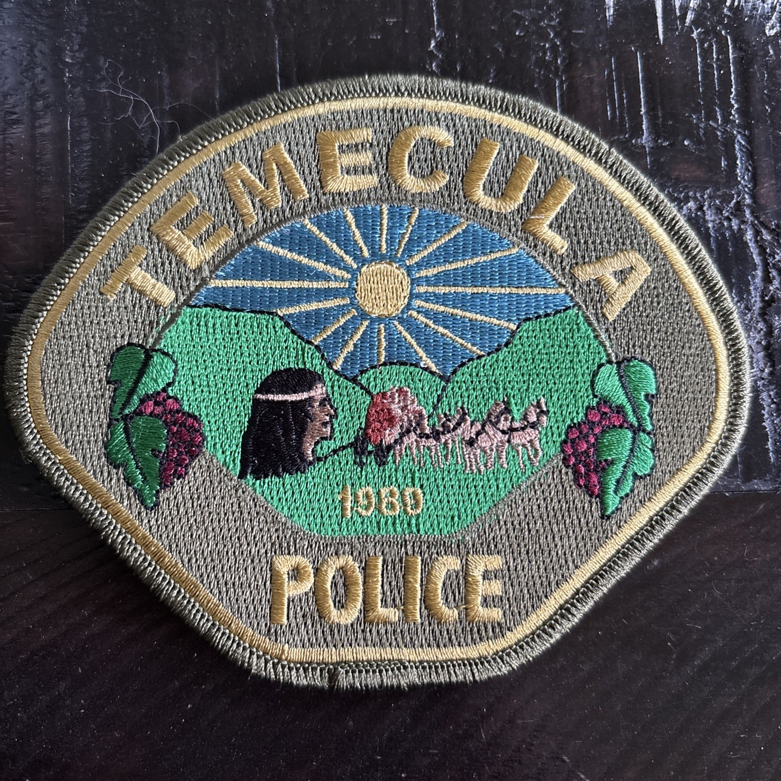 Temecula California Riverside Co Sheriff Police Patch