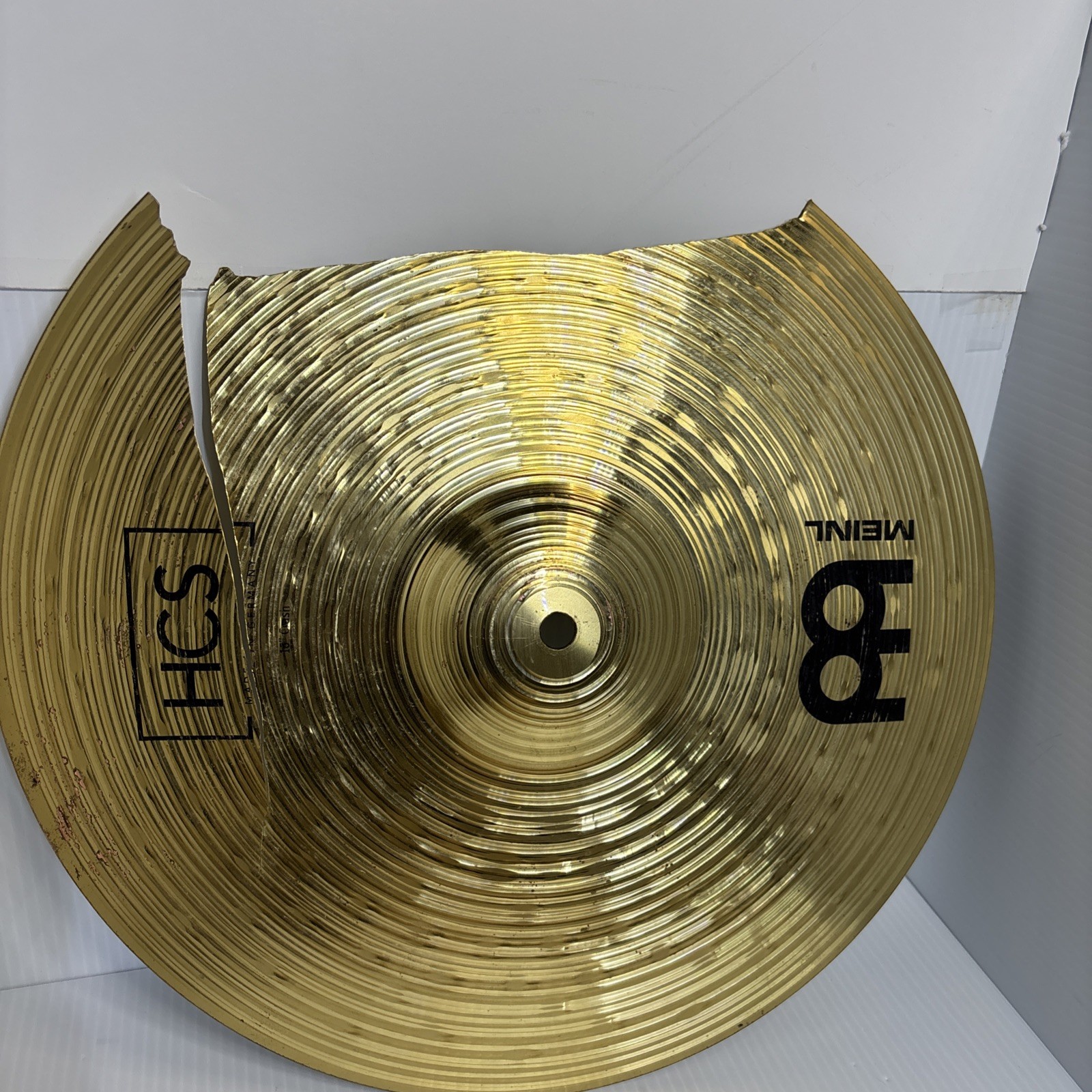 Meinl HCS 16” Ride Cymbal Cracked,broken…