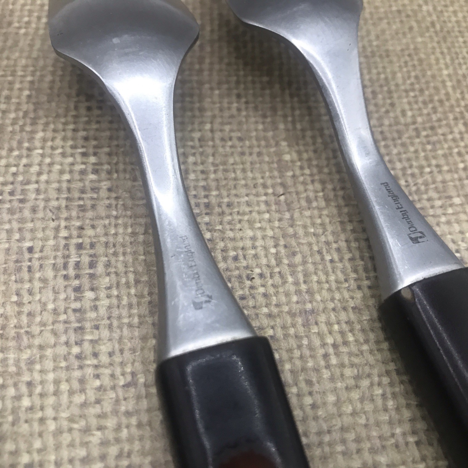 3 Denby Touchstone Garnet Utensils Large Spoon 2 Forks *Note