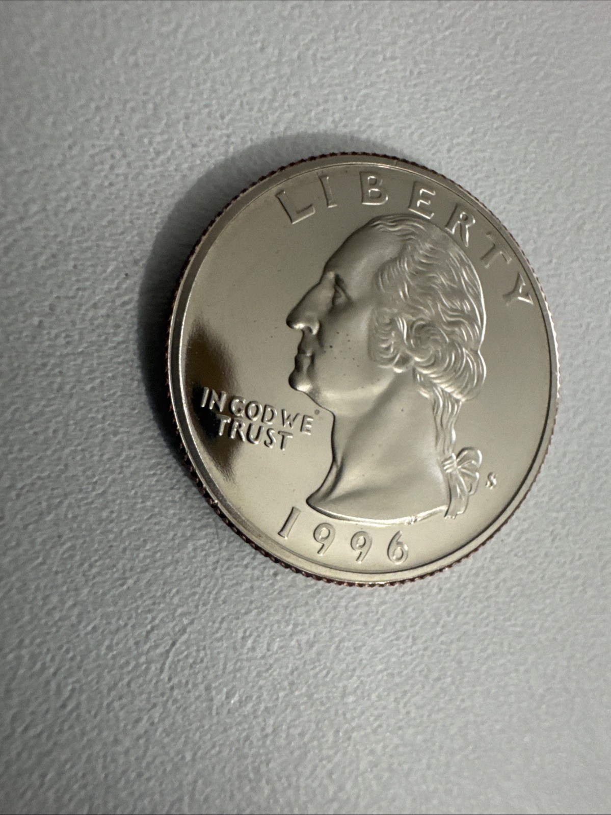 1996 S Washington Proof Clad Quarter from Proof Set