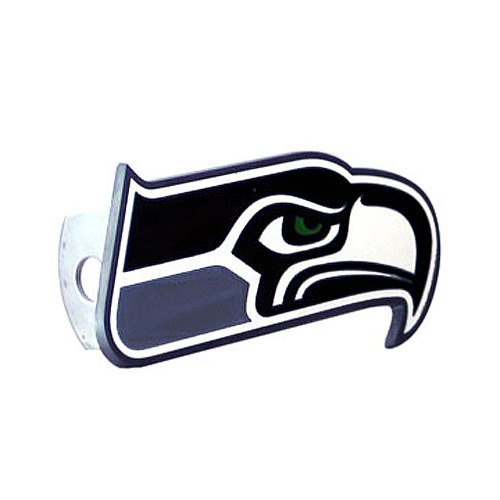 Seattle Seahawks NFL Siskyou Logo Shaped Hitch Cover - Trailer Receiver Cover