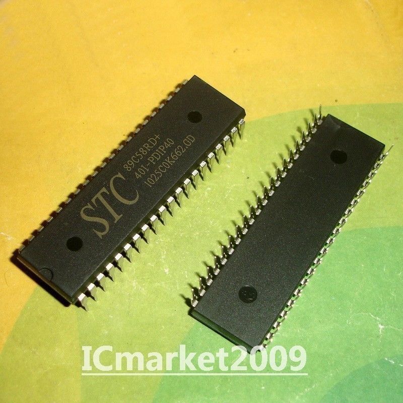 5 PCS STC89C58RD+40I-PDIP40 DIP-40 STC 89C58RD+ Microcontrollers MCU Chip IC