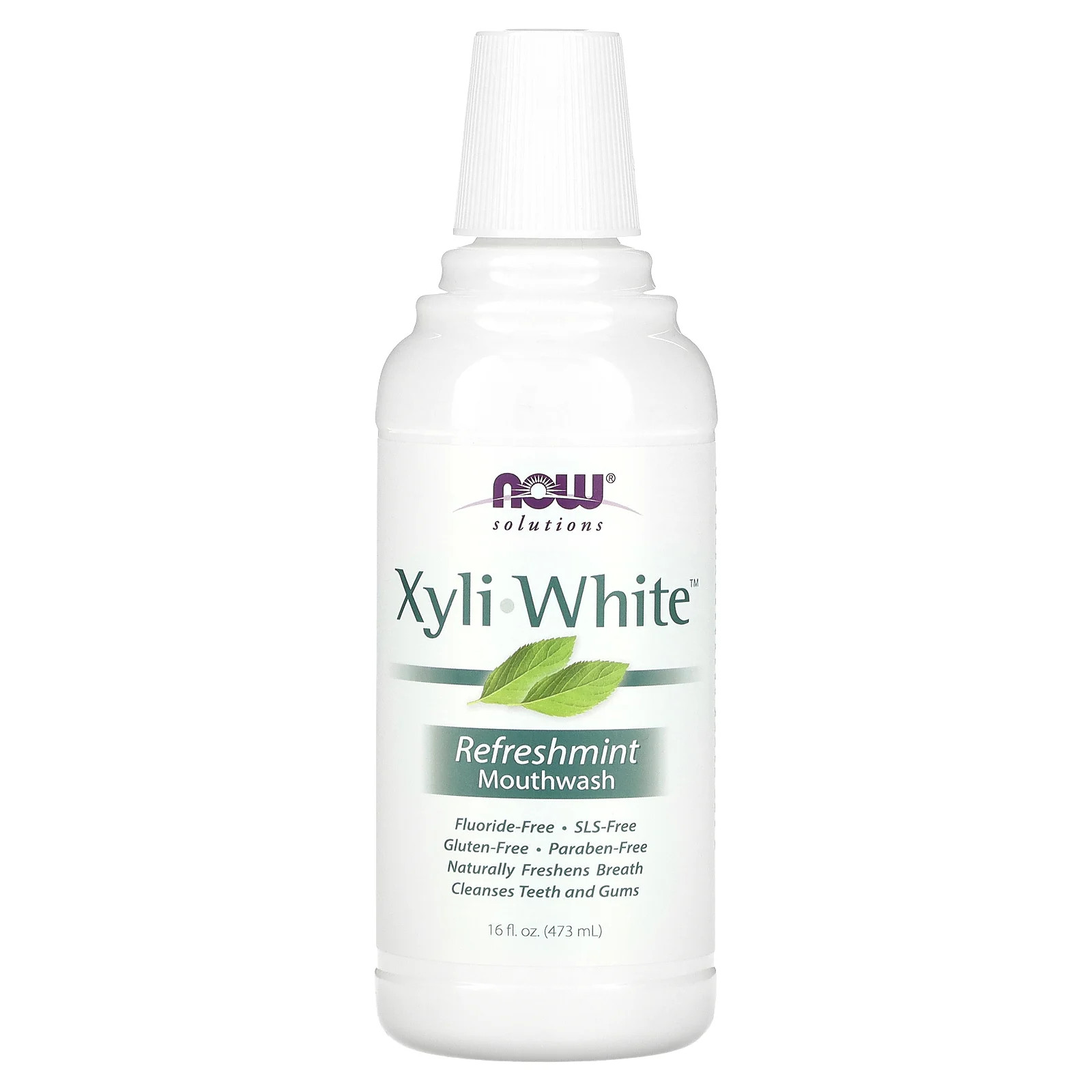 Solutions, XyliWhite Mouthwash, Fluoride-Free, Refreshmint, 16 fl oz (473 ml)