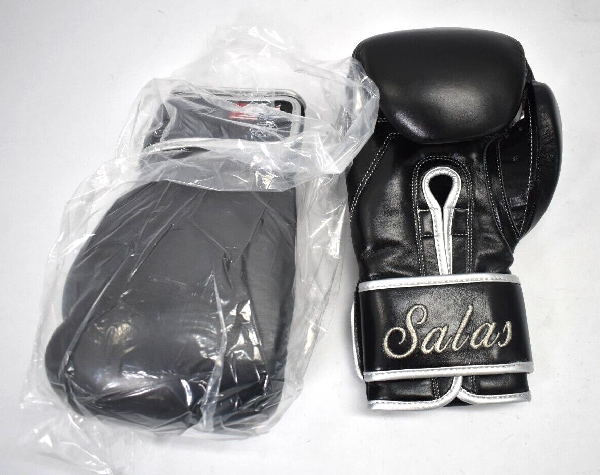 BXR Boxxer Original Training Boxing Gloves 14oz Black Salas Name Branded