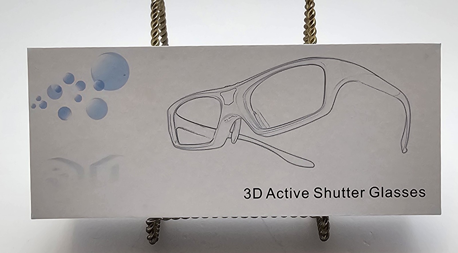 3D Active Shutter Glasses for DLP TVs & Projectors Universal Tested Great Cond