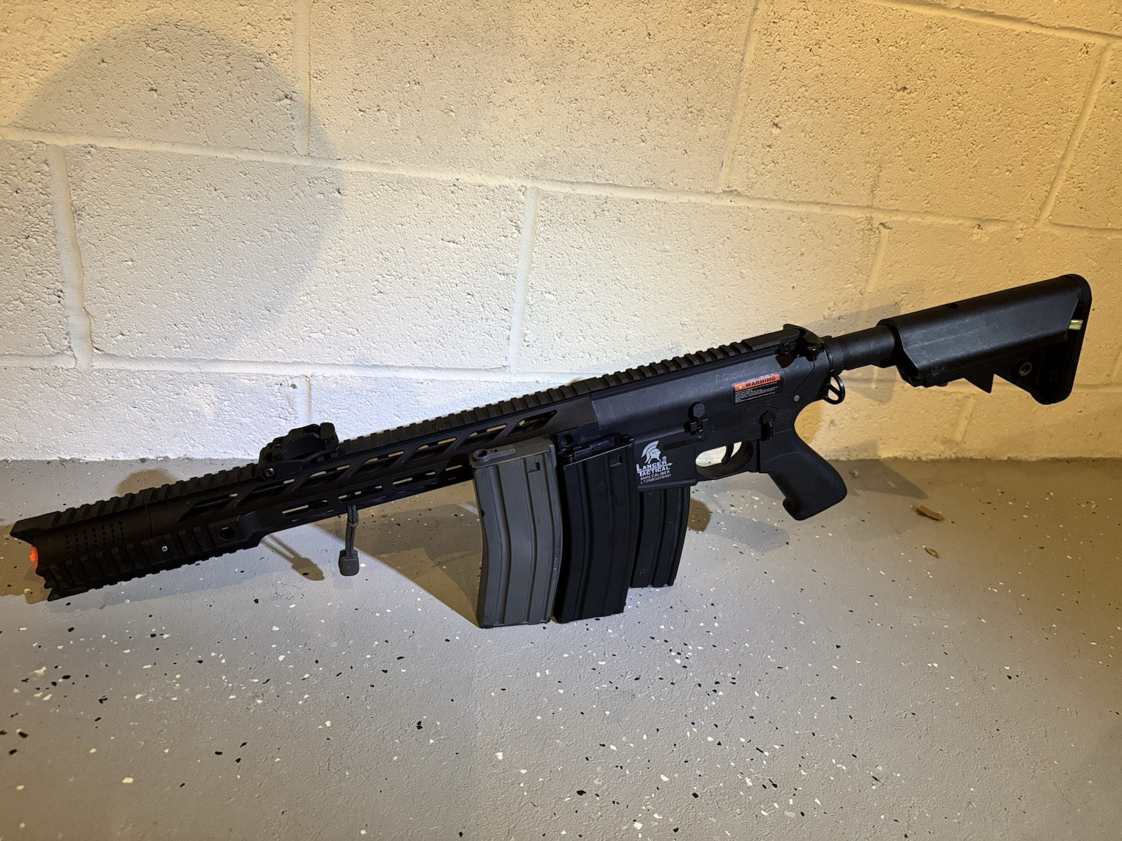 Lancer Tactical Gen 2 M4 Interceptor starter kit - Black 3 Mags 2 batteries