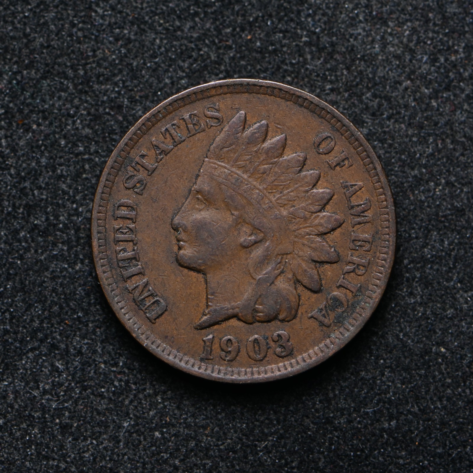1903 Indian Head Cent XF (bb19354)