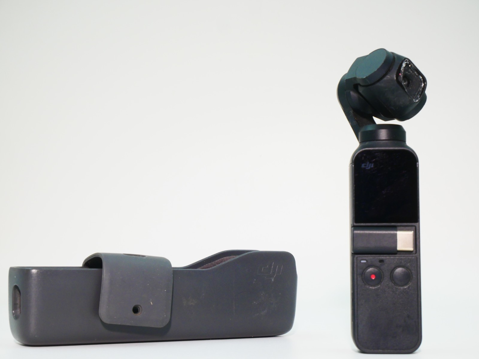 DJI Pocket 1 1st Gen Handheld Gimbal Stabilizer -- Fair Condition -- Working