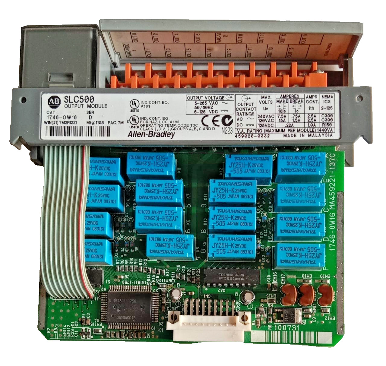 Used 1746-IA16 Ser D Input Module