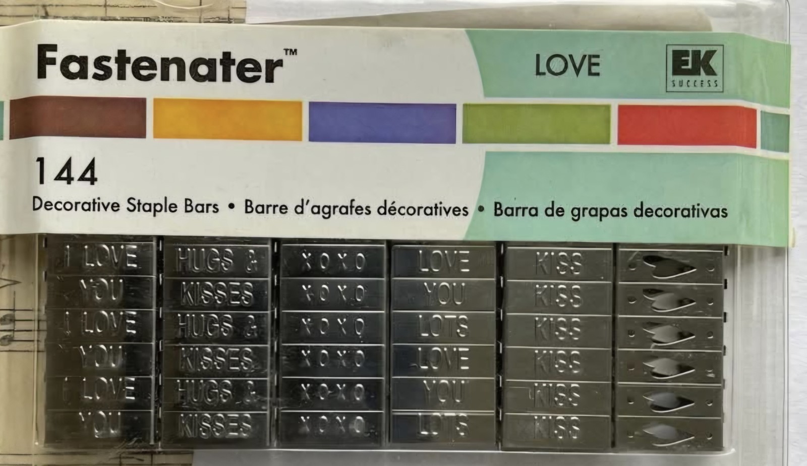 Love Fastenater Decorative Staple Bars Collection