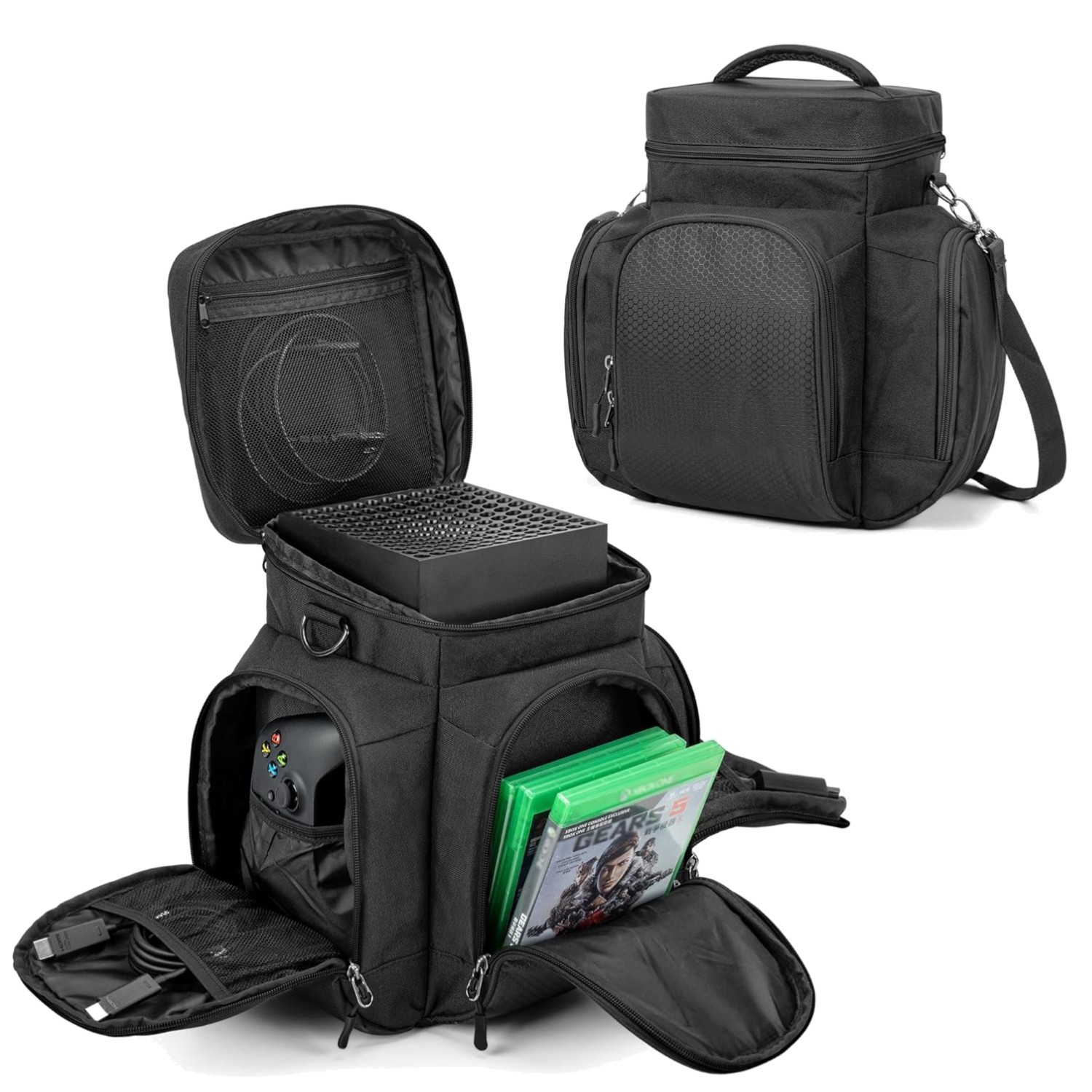 Versatile Xbox Series X Travel Bag - Protect Your Console & Accessories in Style
