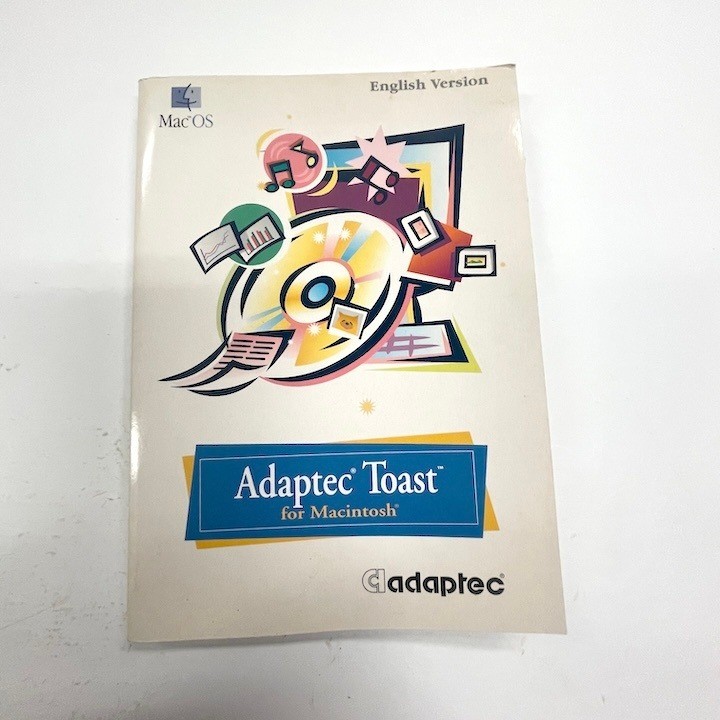 1997 Adaptac Toast for Macintosh English Version User's Guide Version 3.5
