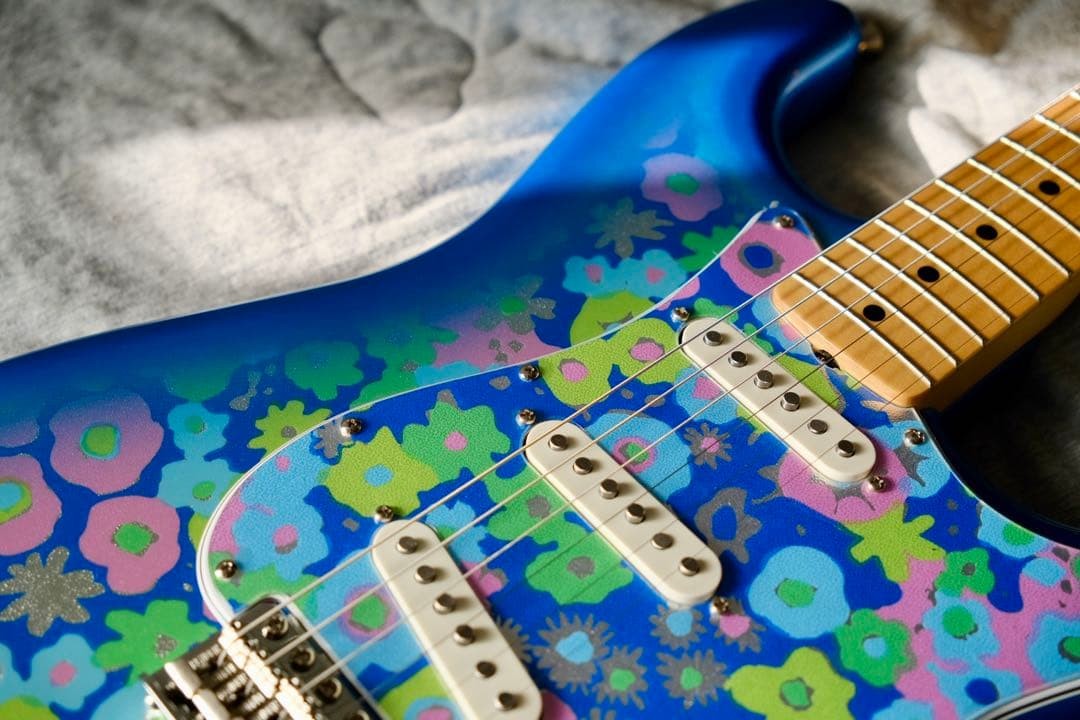 Fender Japan Stratocaster Blue Flower