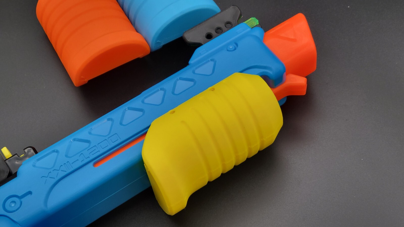 Front Priming Pump Grip For Pathfinder Nerf Rival Ball Blaster Mod Adult Sized