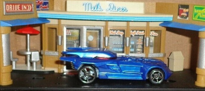 HOT WHEELS Loose Batmobile (Blue Version)