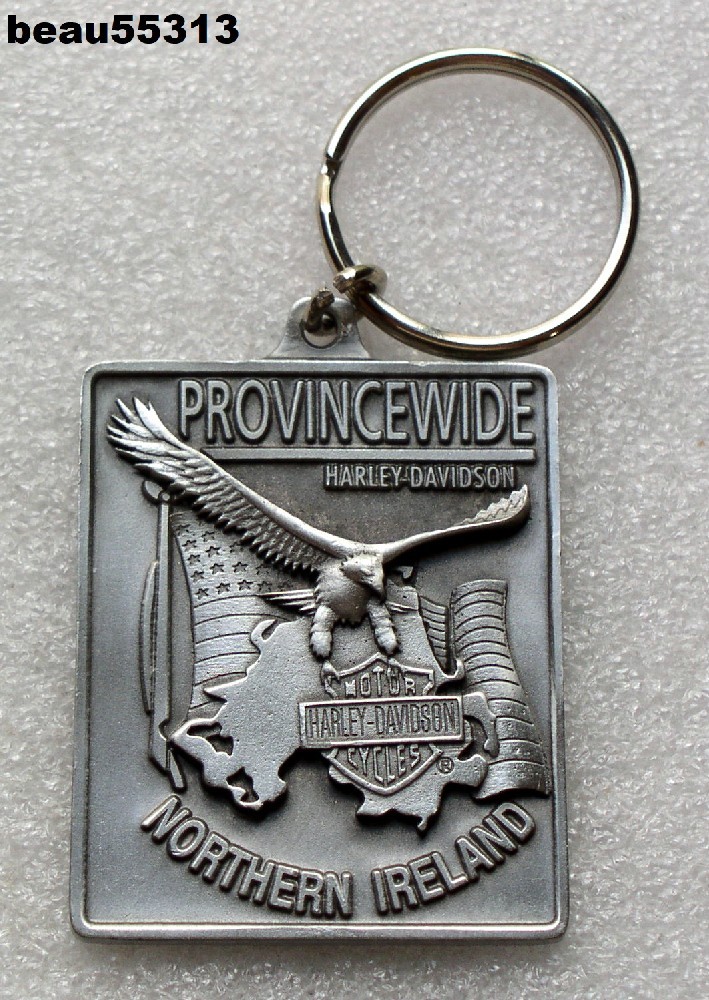 ⭐PROVINCEWIDE NORTHERN IRELAND HARLEY DAVIDSON DEALER KEY CHAIN FOB