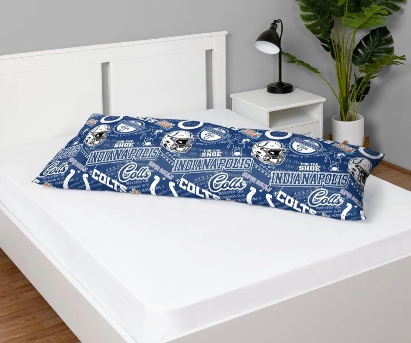 FOCO NFL Indianapolis Colts Body Pillow 54" x 20" Officially Licensed- New W Tag