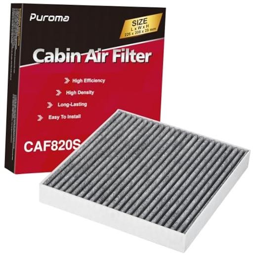 Cabin Air Filter with Activated Carbon, Replacement for CF2820, Compatible 1