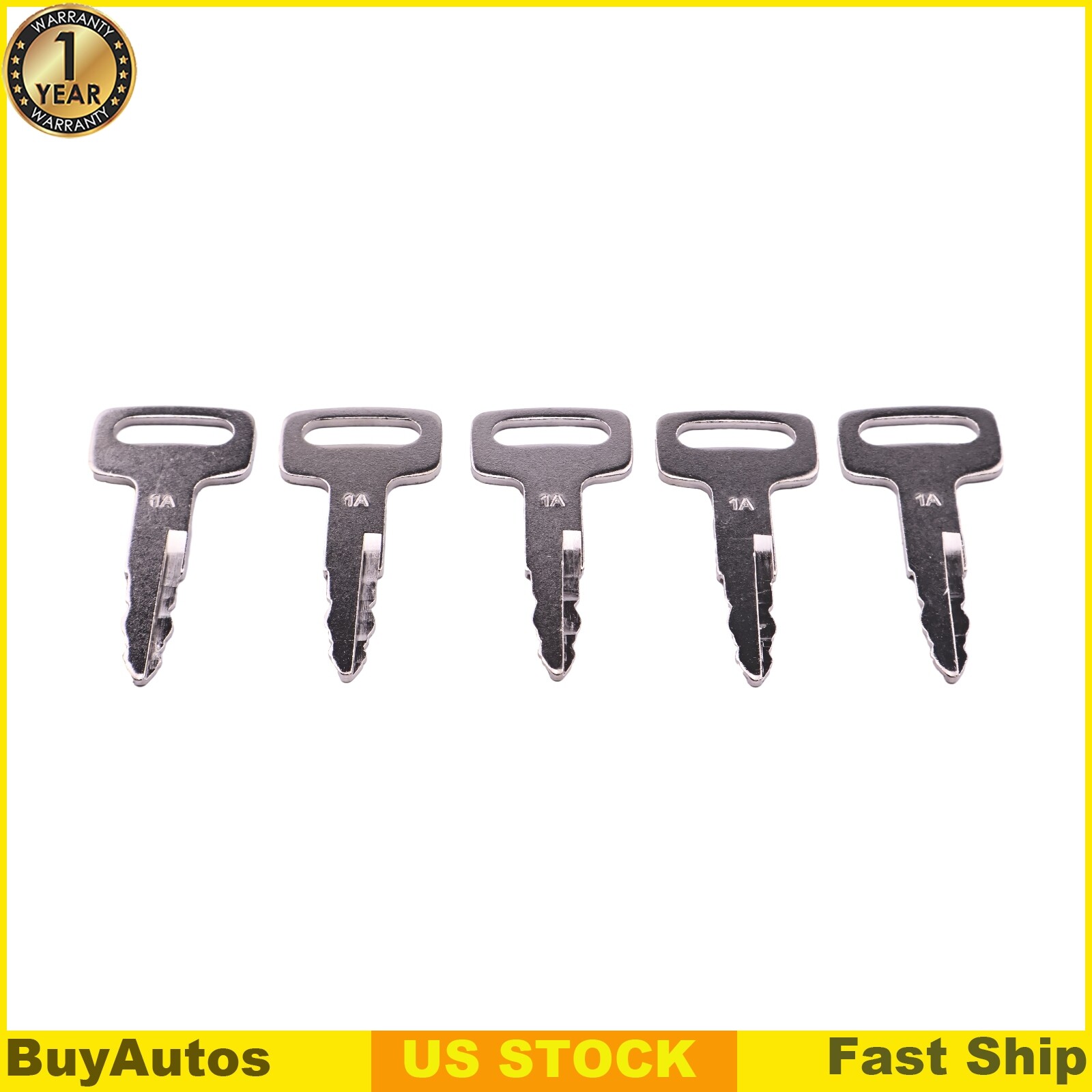 5X Ignition Keys KEY00-GB01A KEY00GB01A 1A For Nissan Forklift Heavy Equipment
