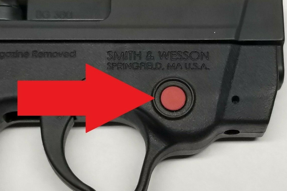 S&W M&P Bodyguard 380 LASER BUTTON Replacement Crimson Trace Smith Wesson 380ACP