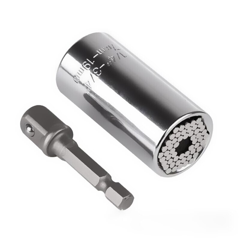 Universal Socket Wrench Magical Power Grip Alligator Multi Tool Drill Adapter