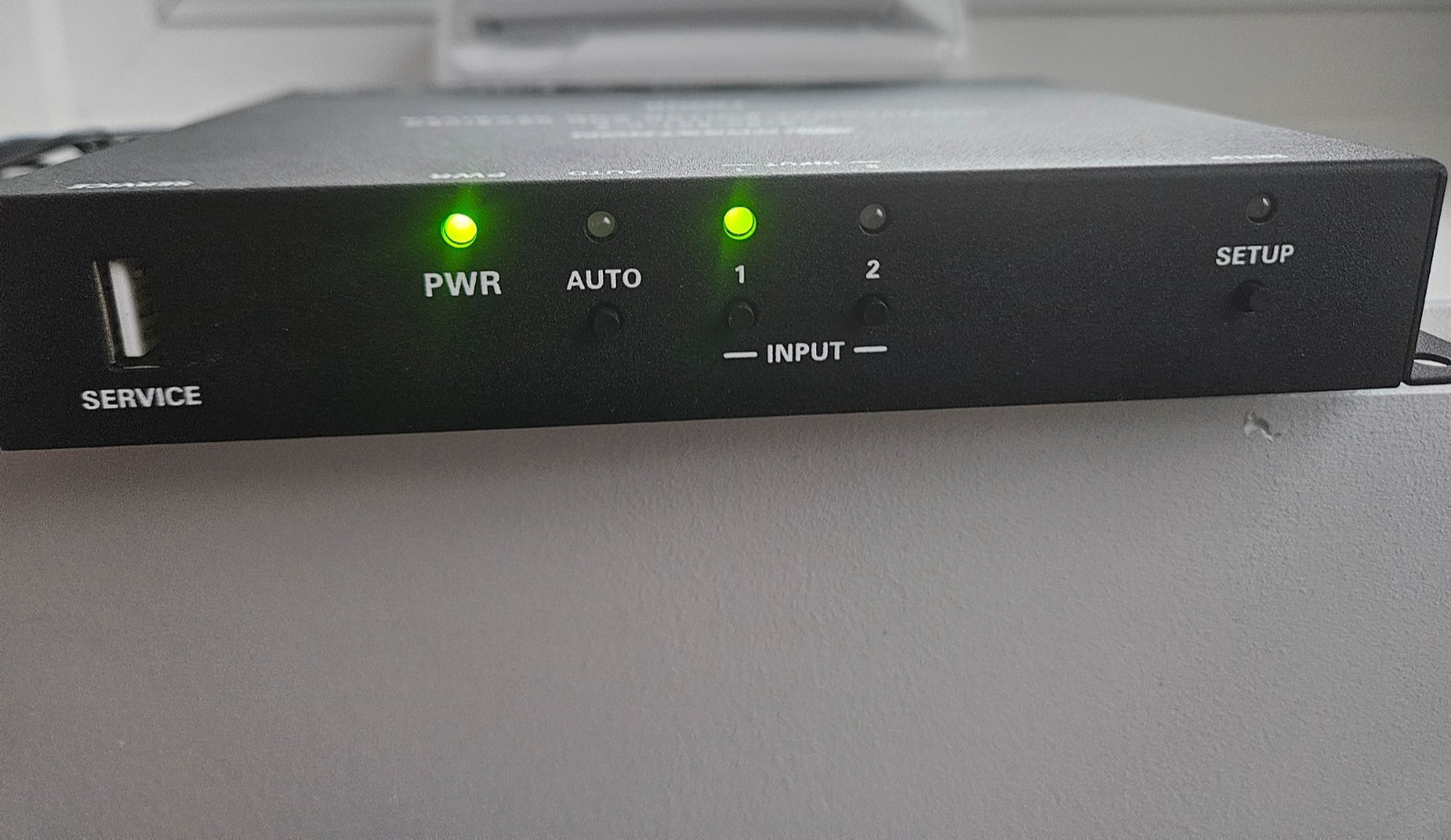 CRESTRON HD RX 201 C E MULTIFORMAT SWITCH & RECEIVER W/ PWR SUPPLY LINE JACKS