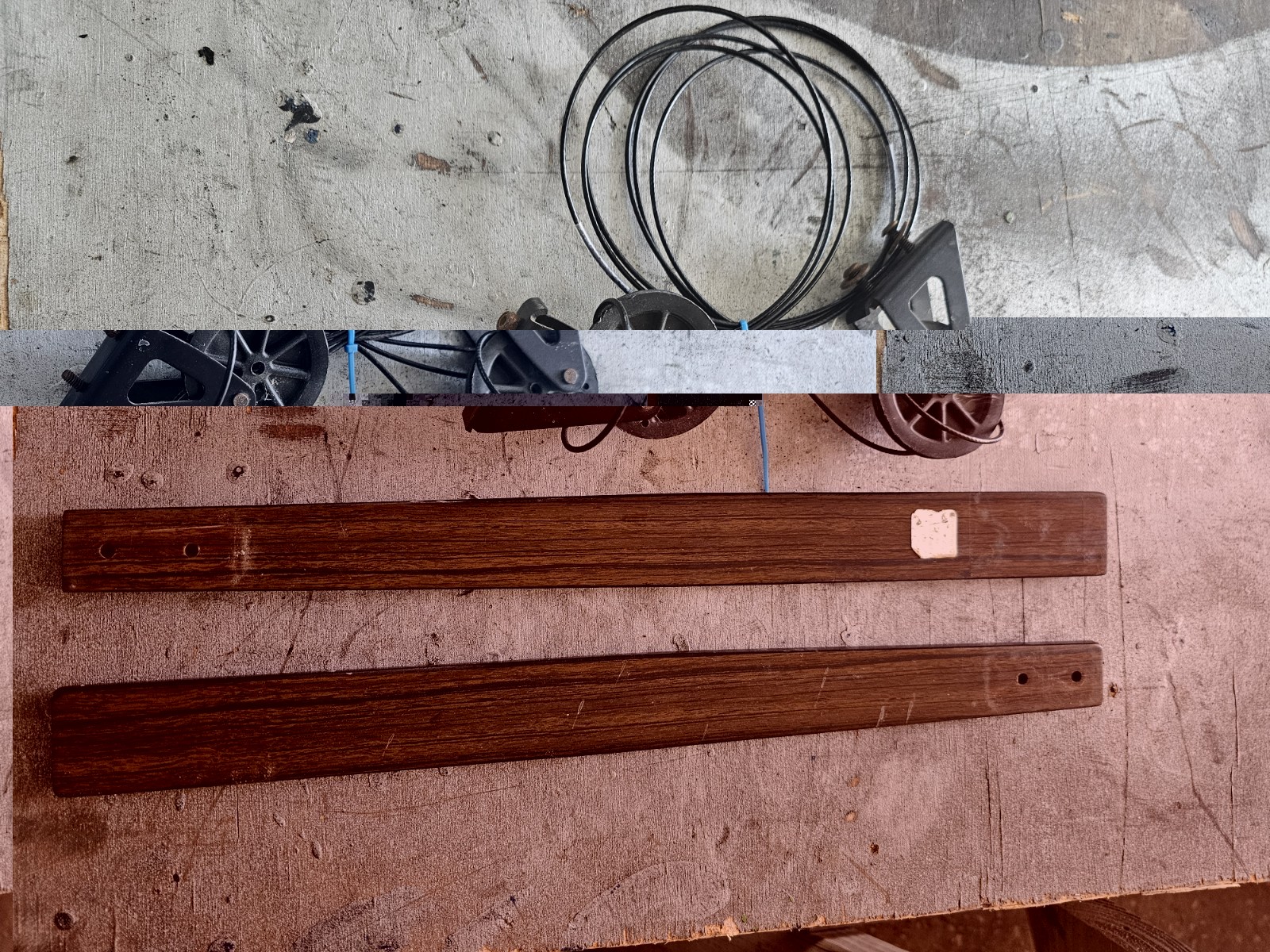 Both Brackets Only Vintage Indian Archery Deerslayer Compound Bow 30" Draw