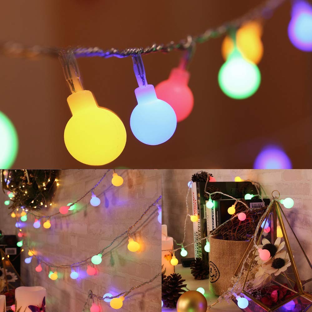 Easter String Lights, 100 LED 33ft Easter Pastel Lights 8 Lighting Modes with...