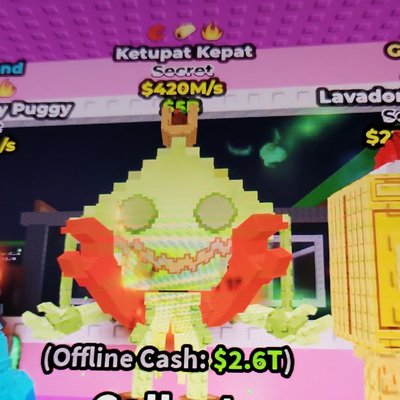 Ketupat Kepat Secret Game Item/Asset $420M/s Offline Cash $2.6T
