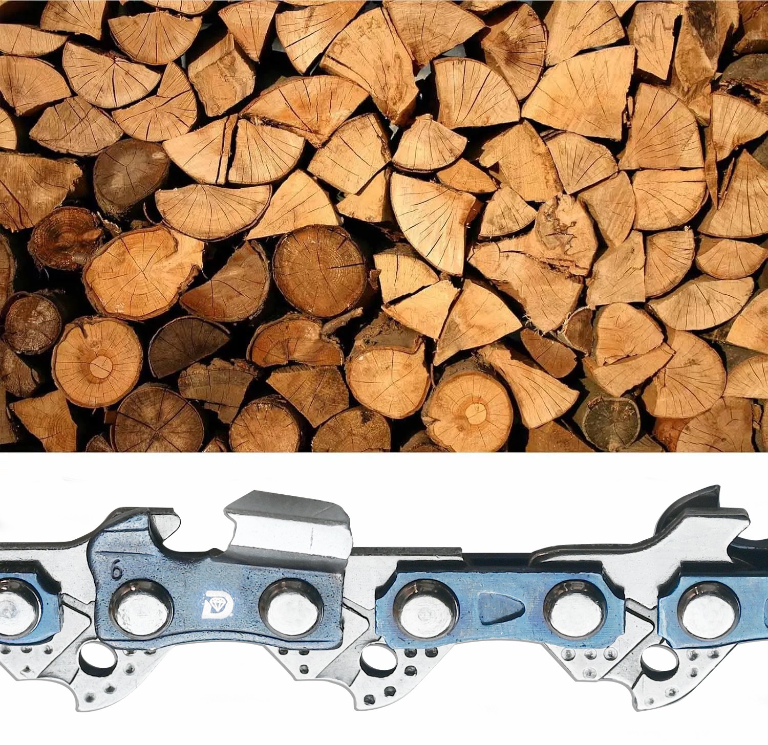 18" ATLAS™ 80V *FULL CHISEL* Cordless Chainsaw Chain Blade 3/8LP 050 62DL