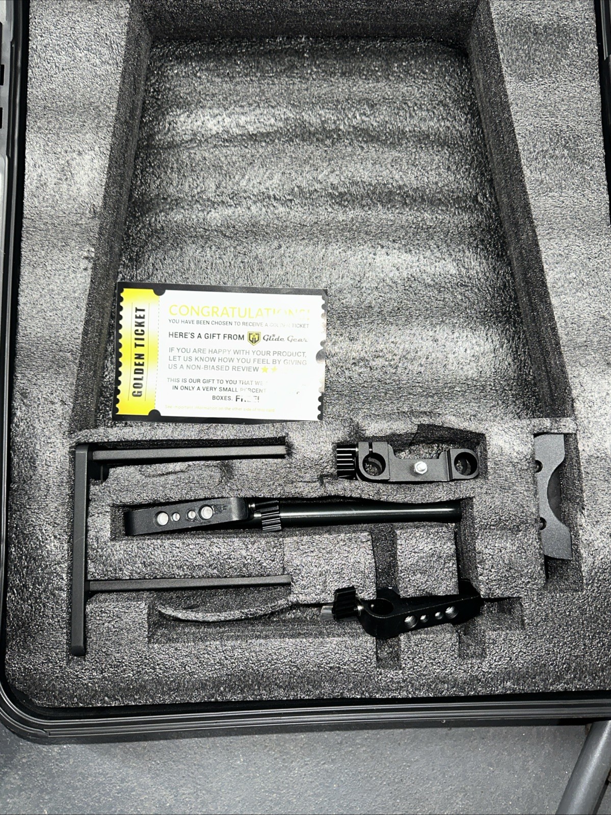 Glide Gear TMP 750 Professional Tablet Teleprompter w/ Hard Case Missing Pieces
