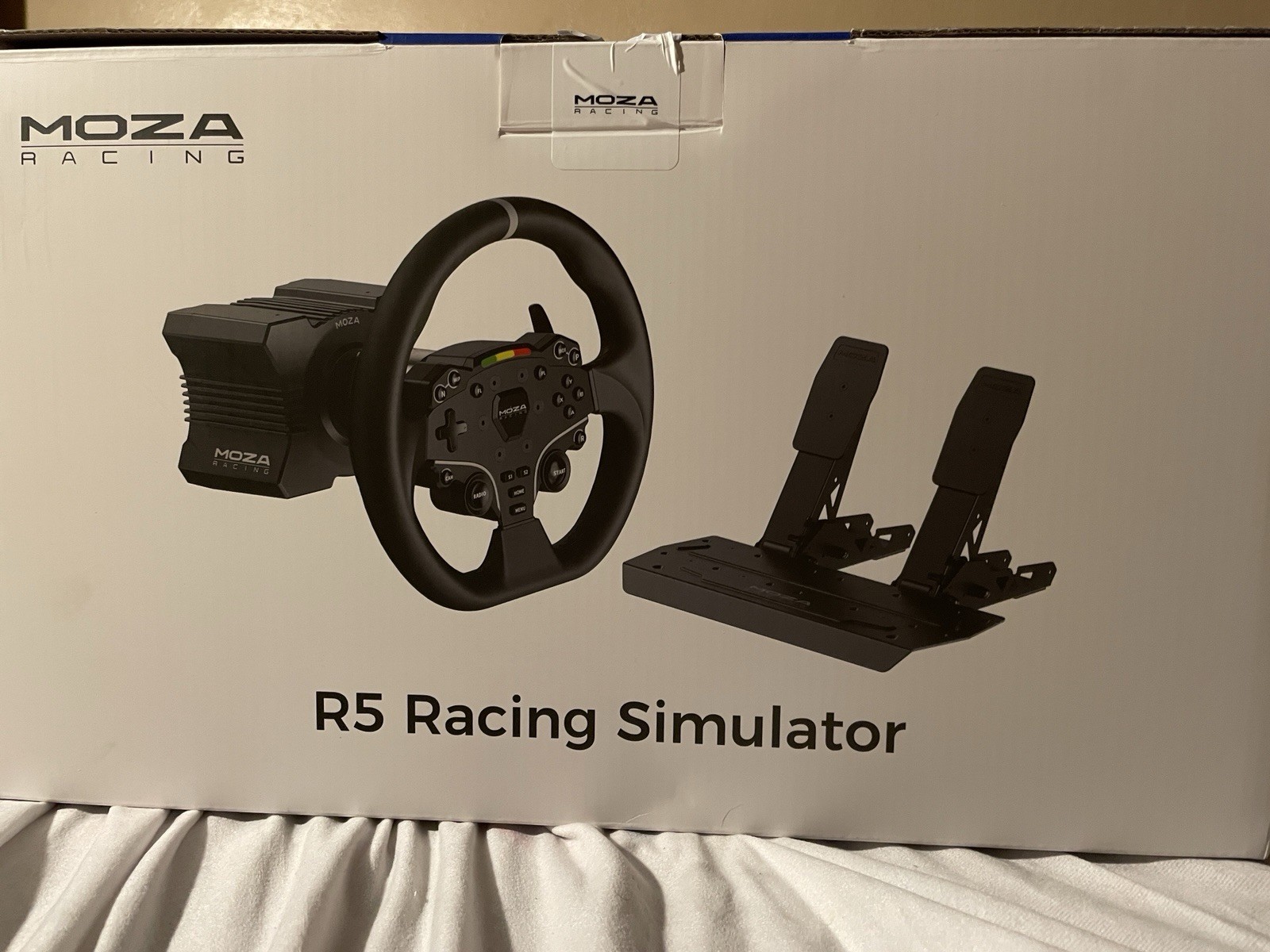 MOZA Racing R5 Racing Simulator bundle w/ brake upgrade