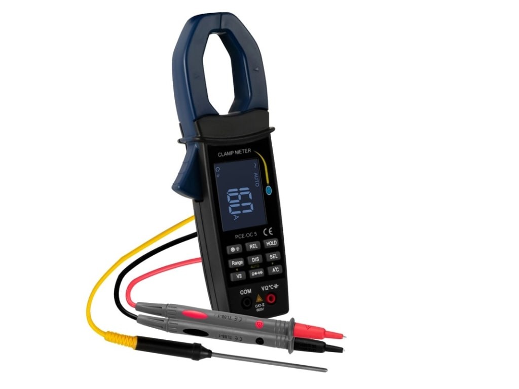 PCE Instruments PCE-OC 5 - TRMS Clamp Multimeter (400 A AC / 600 V AC/DC)