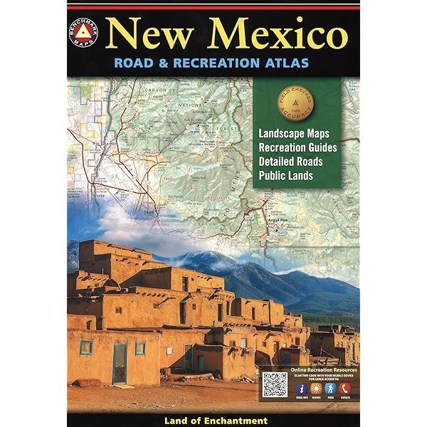 New Mexico Road & Recreation Atlas, Benchmark Maps, 2022, 11th ed.