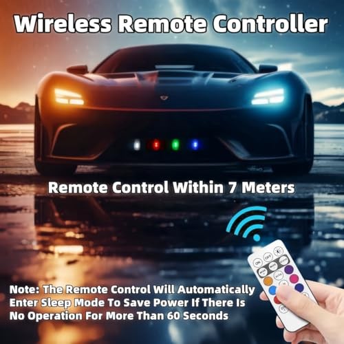 6PCS Wireless LED Strobe Lights with Remote Control, 6PCS (Regular 2LEDs)